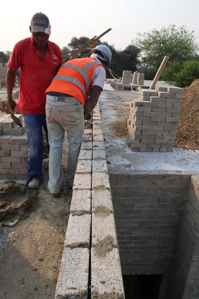 Second storey brick work_school_18