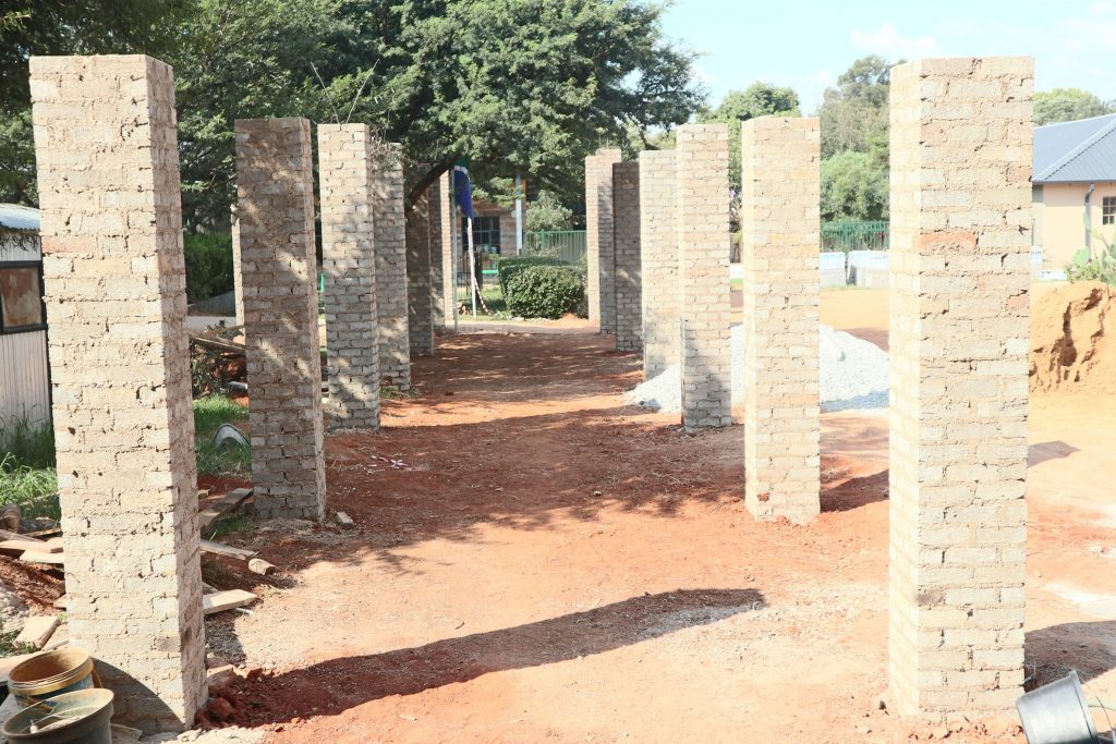 Pillars of the school building_13