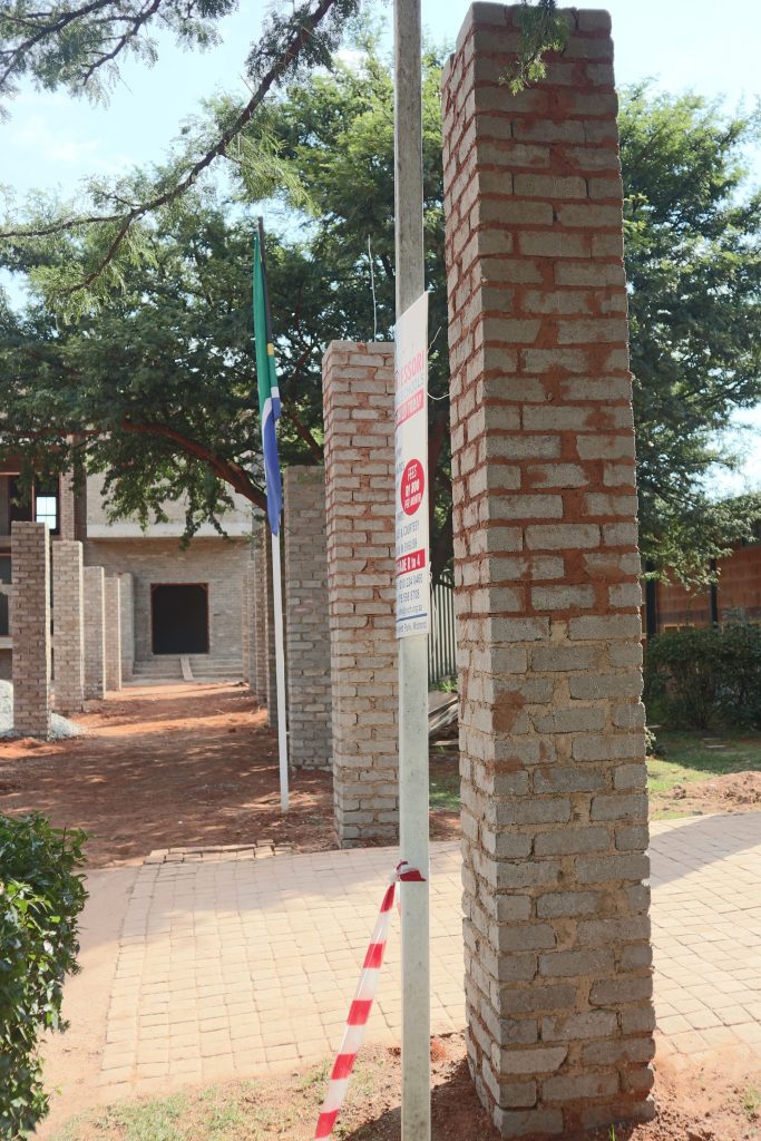 Pillars of the school building_17