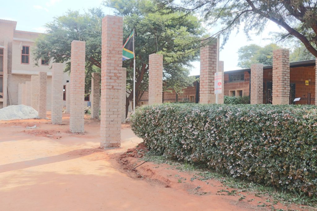 Pillars of the school building_26