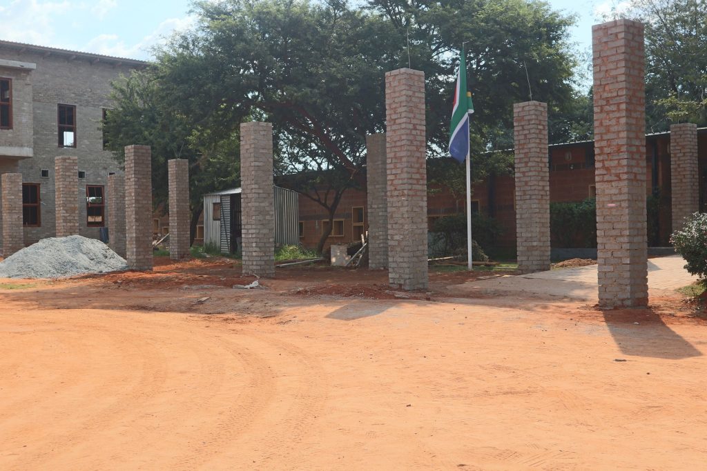 Pillars of the school building_27